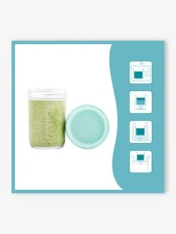 4 Babybols En Verre (220 Ml) BABYMOOV Multicolore - Babymoov -Boutique Badabulle 4 babybols en verre 220 ml babymoov 4