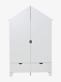 Armoire 2 Portes Holidays XL Blanc - Vertbaudet -Boutique Badabulle armoire 2 portes holidays xl 5