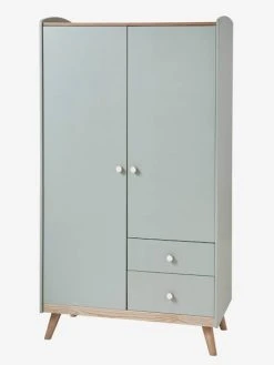 Armoire 2 Portes LIGNE CONFETTI Vert - Vertbaudet -Boutique Badabulle armoire 2 portes ligne confetti 4