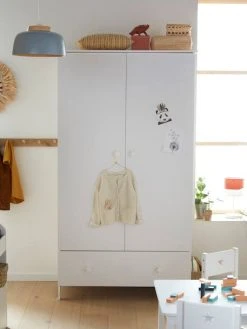 Armoire 2 Portes LIGNE SIRIUS Blanc - Vertbaudet -Boutique Badabulle armoire 2 portes ligne sirius 2