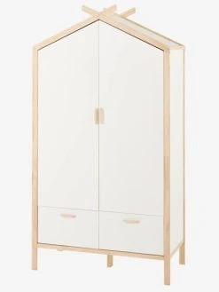 Armoire Cabane ROBINSON Blanc Mate - Vertbaudet -Boutique Badabulle armoire cabane robinson 2