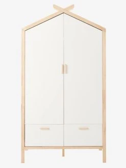 Armoire Cabane ROBINSON Blanc Mate - Vertbaudet -Boutique Badabulle armoire cabane robinson 3