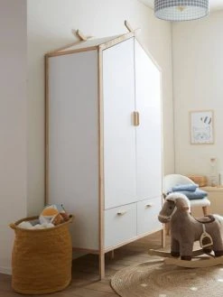 Armoire Cabane ROBINSON Blanc Mate - Vertbaudet -Boutique Badabulle armoire cabane robinson 4