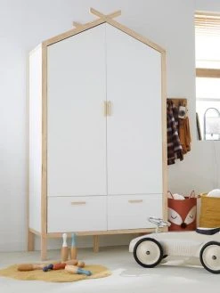 Armoire Cabane ROBINSON Blanc Mate - Vertbaudet -Boutique Badabulle armoire cabane robinson 5