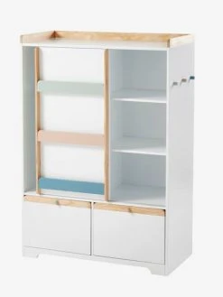 Armoire LIGNE ABC Blanc - Bois - Vertbaudet -Boutique Badabulle armoire ligne abc 2