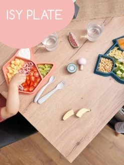 Assiette Repas BABYMOOV ISY Terracotta (renard) - Babymoov -Boutique Badabulle assiette repas babymoov isy 2