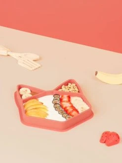 Assiette Repas BABYMOOV ISY Terracotta (renard) - Babymoov -Boutique Badabulle assiette repas babymoov isy 5
