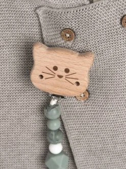 Attache-sucette LÄSSIG Little Chums Gris/chat - Lassig 11 Attache-sucette LÄSSIG Little Chums Gris/chat - Lassig -Boutique Badabulle attache sucette lassig little chums 3