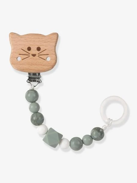 Attache-sucette LÄSSIG Little Chums Gris/chat - Lassig 3 Attache-sucette LÄSSIG Little Chums Gris/chat - Lassig