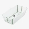 Baignoire Flexi Bath XL STOKKE Transparent/vert - Stokke -Boutique Badabulle baignoire flexi bath xl stokke