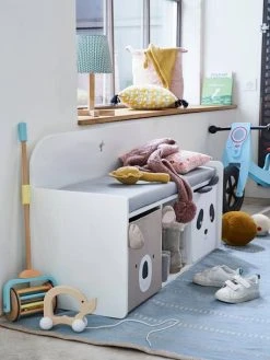 Banquette LIGNE SIRIUS Blanc/gris - Vertbaudet -Boutique Badabulle banquette ligne sirius 2