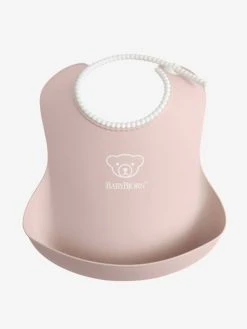 Bavoir Avec Récupérateur BABYBJORN Rose Pastel - Baby Bjorn -Boutique Badabulle bavoir avec recuperateur babybjorn 3