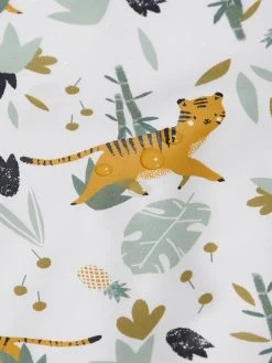 Bavoir Manches Longues VERTBAUDET Imprimé Tigres - Vertbaudet -Boutique Badabulle bavoir manches longues vertbaudet 3