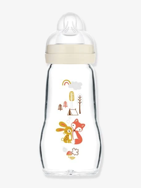 Biberon Verre 260 Ml MAM Feel Good Débit 2 Beige - Mam 3 Biberon Verre 260 Ml MAM Feel Good Débit 2 Beige - Mam