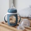 Biberon/tasse D'apprentissage 2 En 1 BEABA En Verre (210 Ml) Rose - Beaba 1 Biberon/tasse D'apprentissage 2 En 1 BEABA En Verre (210 Ml) Rose - Beaba -Boutique Badabulle biberontasse dapprentissage 2 en 1 beaba en verre 210 ml