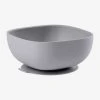 Bol En Silicone Avec Ventouse BEABA Gris - Beaba -Boutique Badabulle bol en silicone avec ventouse beaba