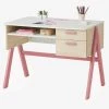 Bureau Enfant Coloriage Rose - Vertbaudet -Boutique Badabulle bureau enfant coloriage