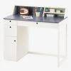 Bureau Enfant COSMOS Blanc Clair Uni Avec Decor - Vertbaudet -Boutique Badabulle bureau enfant cosmos