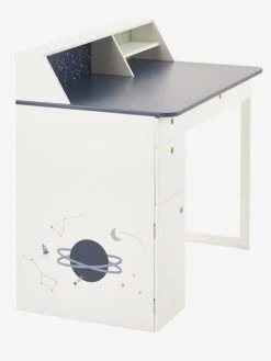 Bureau Enfant COSMOS Blanc Clair Uni Avec Decor - Vertbaudet -Boutique Badabulle bureau enfant cosmos 2