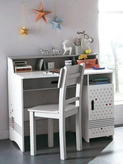 Bureau Enfant ECUSSON Blanc - Vertbaudet -Boutique Badabulle bureau enfant ecusson 2