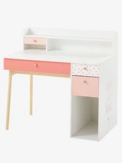 Bureau Enfant Léa Blanc - Bois - Vertbaudet -Boutique Badabulle bureau enfant lea 2