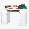 Bureau Enfant LIGNE ECLIPSE Blanc/bois - Vertbaudet 2 Bureau Enfant LIGNE ECLIPSE Blanc/bois - Vertbaudet -Boutique Badabulle bureau enfant ligne eclipse
