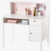Bureau Enfant MAKE A WISH Blanc Clair Uni Avec Decor - Vertbaudet -Boutique Badabulle bureau enfant make a wish