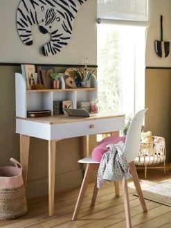 Bureau Enfant SCANDI Blanc/bois - Vertbaudet -Boutique Badabulle bureau enfant scandi 2