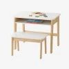 Bureau Maternelle ECOLIER Blanc - Vertbaudet -Boutique Badabulle bureau maternelle ecolier