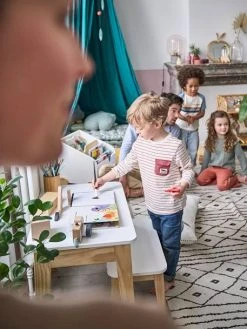 Bureau Maternelle ECOLIER Blanc - Vertbaudet 12 Bureau Maternelle ECOLIER Blanc - Vertbaudet -Boutique Badabulle bureau maternelle ecolier 4