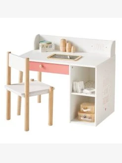 Bureau Maternelle LIGNE LÉA Blanc - Bois - Vertbaudet 10 Bureau Maternelle LIGNE LÉA Blanc - Bois - Vertbaudet -Boutique Badabulle bureau maternelle ligne lea 2