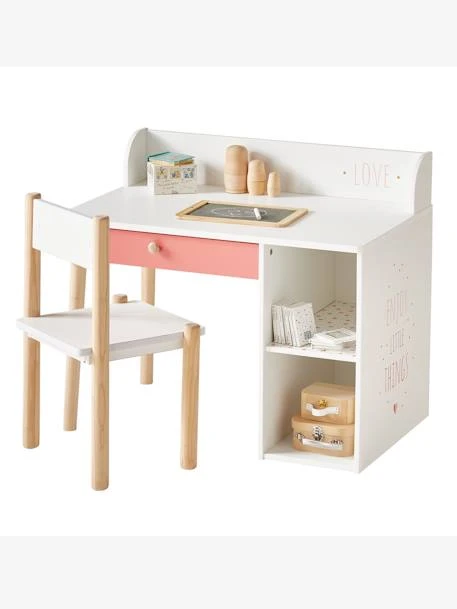 Bureau Maternelle LIGNE LÉA Blanc - Bois - Vertbaudet 5 Bureau Maternelle LIGNE LÉA Blanc - Bois - Vertbaudet – Image 3