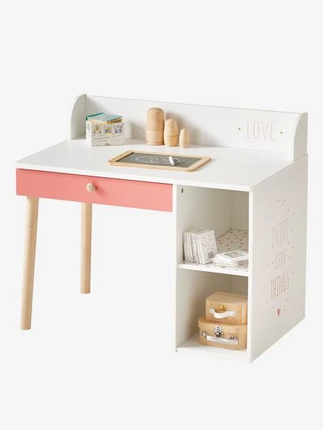 Bureau Maternelle LIGNE LÉA Blanc - Bois - Vertbaudet 3 Bureau Maternelle LIGNE LÉA Blanc - Bois - Vertbaudet
