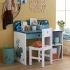 Bureau Maternelle ROAAR Blanc Moyen Uni Avec Decor - Vertbaudet -Boutique Badabulle bureau maternelle roaar