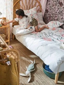 Cadre De Lit LIGNE CONFETTI Blanc/bois - Vertbaudet -Boutique Badabulle cadre de lit ligne confetti 3