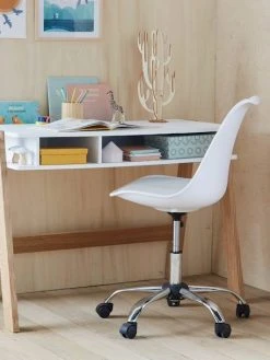 Chaise De Bureau Enfant à Roulettes Rose - Vertbaudet -Boutique Badabulle chaise de bureau enfant a roulettes 2
