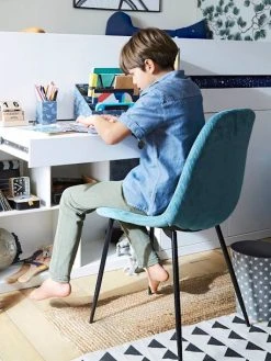 Chaise Enfant En Velours Côtelé Soft Rose - Vertbaudet 10 Chaise Enfant En Velours Côtelé Soft Rose - Vertbaudet -Boutique Badabulle chaise enfant en velours cotele soft 2