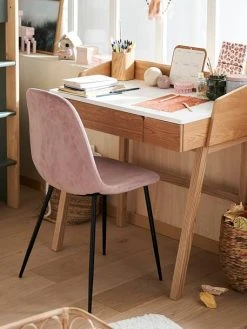 Chaise Enfant En Velours Côtelé Soft Rose - Vertbaudet 13 Chaise Enfant En Velours Côtelé Soft Rose - Vertbaudet -Boutique Badabulle chaise enfant en velours cotele soft 5