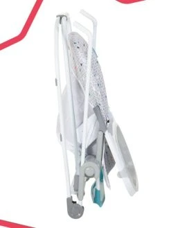 Chaise Haute Compacte BADABULLE Gris/chevrons - Badabulle -Boutique Badabulle chaise haute compacte badabulle 3