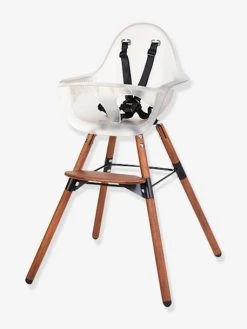 Chaise Haute Evolu 2 + Arceau CHILDHOME Transparent Naturel - Childhome