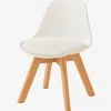Chaise Maternelle Scandinave, Assise H 31,5 Cm Blanc - Vertbaudet -Boutique Badabulle chaise maternelle scandinave assise h 315 cm