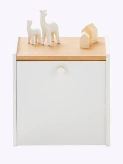 Chevet Avec Bac à Roulettes LIGNE CONFETTI Blanc - Vertbaudet