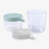 Coffret De 2 Pots De Conservation En Verre BEABA Airy Green/ Light Mist - Beaba 1 Coffret De 2 Pots De Conservation En Verre BEABA Airy Green/ Light Mist - Beaba -Boutique Badabulle coffret de 2 pots de conservation en verre beaba