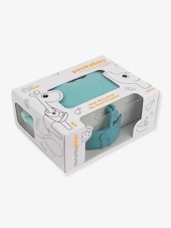 Coffret Premier Repas 3 Pièces DONE BY DEER Peekaboo Deer Friends En Silicone Bleu - Done By Deer -Boutique Badabulle coffret premier repas 3 pieces done by deer peekaboo deer friends en silicone 3