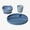 Coffret Repas En Silicone Set Baby Blue - Vertbaudet -Boutique Badabulle coffret repas en silicone