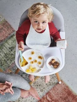 Coffret Repas En Silicone Set Baby Blue - Vertbaudet -Boutique Badabulle coffret repas en silicone 4