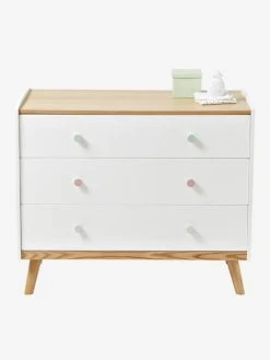 Commode Avec Poignées Personnalisables LIGNE CONFETTI Vert - Vertbaudet -Boutique Badabulle commode avec poignees personnalisables ligne confetti 4