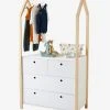 Commode Penderie Coconut Blanc - Vertbaudet -Boutique Badabulle commode penderie coconut
