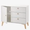 Commode SONGE Blanc/bois - Vertbaudet -Boutique Badabulle commode songe