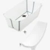 Ensemble Baignoire Flexi Bath + Transat De Bain STOKKE Blanc - Stokke -Boutique Badabulle ensemble baignoire flexi bath transat de bain stokke